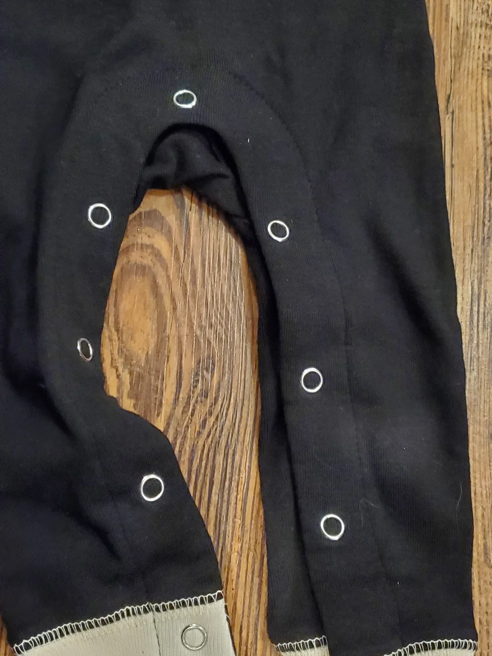 Lazy One Black and White Jackson Hole Bear Pocket Pajama Set